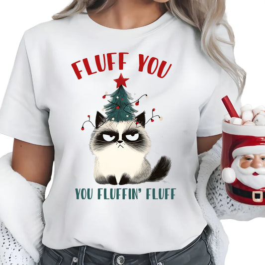 Fluff You | Świąteczna koszulka damska BN10 - StoryCups.pl