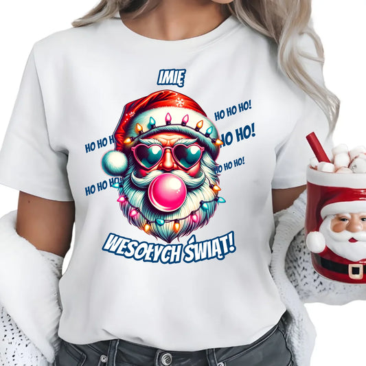 Mikołaj | Świąteczna koszulka damska na Mikołajki BN17 - StoryCups.pl