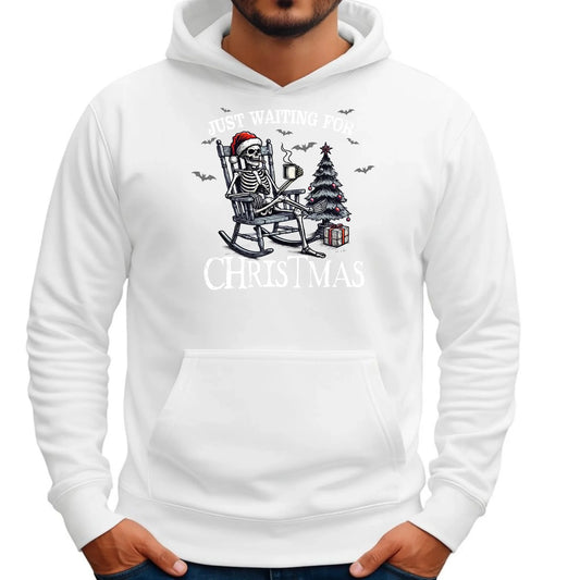 Czekam tylko na święta | Świąteczna bluza męska z kapturem BN56 - StoryCups.pl