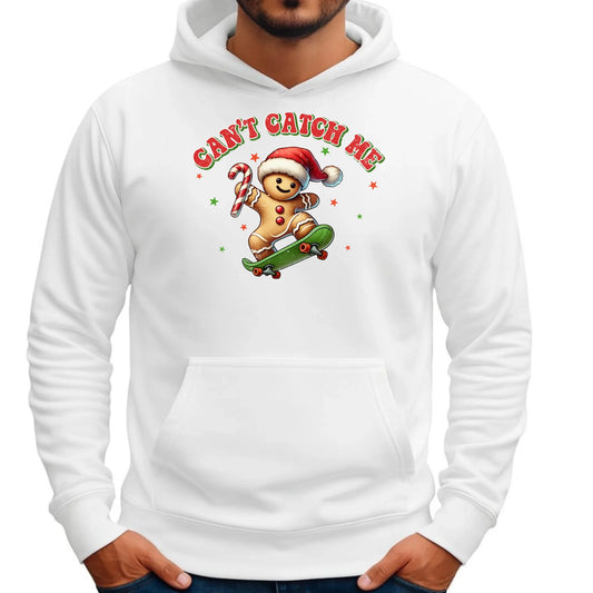 Can't catch me | Świąteczna bluza męska z kapturem BN45 - StoryCups.pl