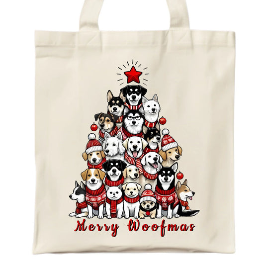 Merry woofmas | Świąteczna torba BN90 - StoryCups.pl