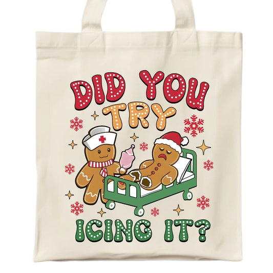 Did you try icing it? | Świąteczna torba BN78 - StoryCups.pl