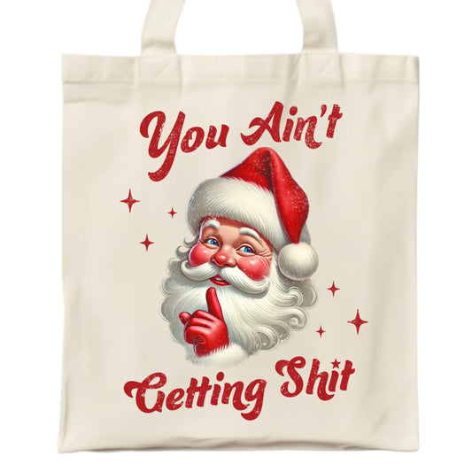 Nie dostaniesz nic | Świąteczna torba z Mikołajem BN66 - StoryCups.pl