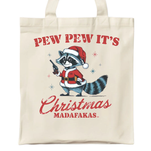 Pew pew it's Christmas | Świąteczna eco torba BN60 - StoryCups.pl