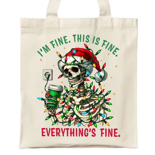 Everything's fine | Świąteczna eco torba BN55 - StoryCups.pl