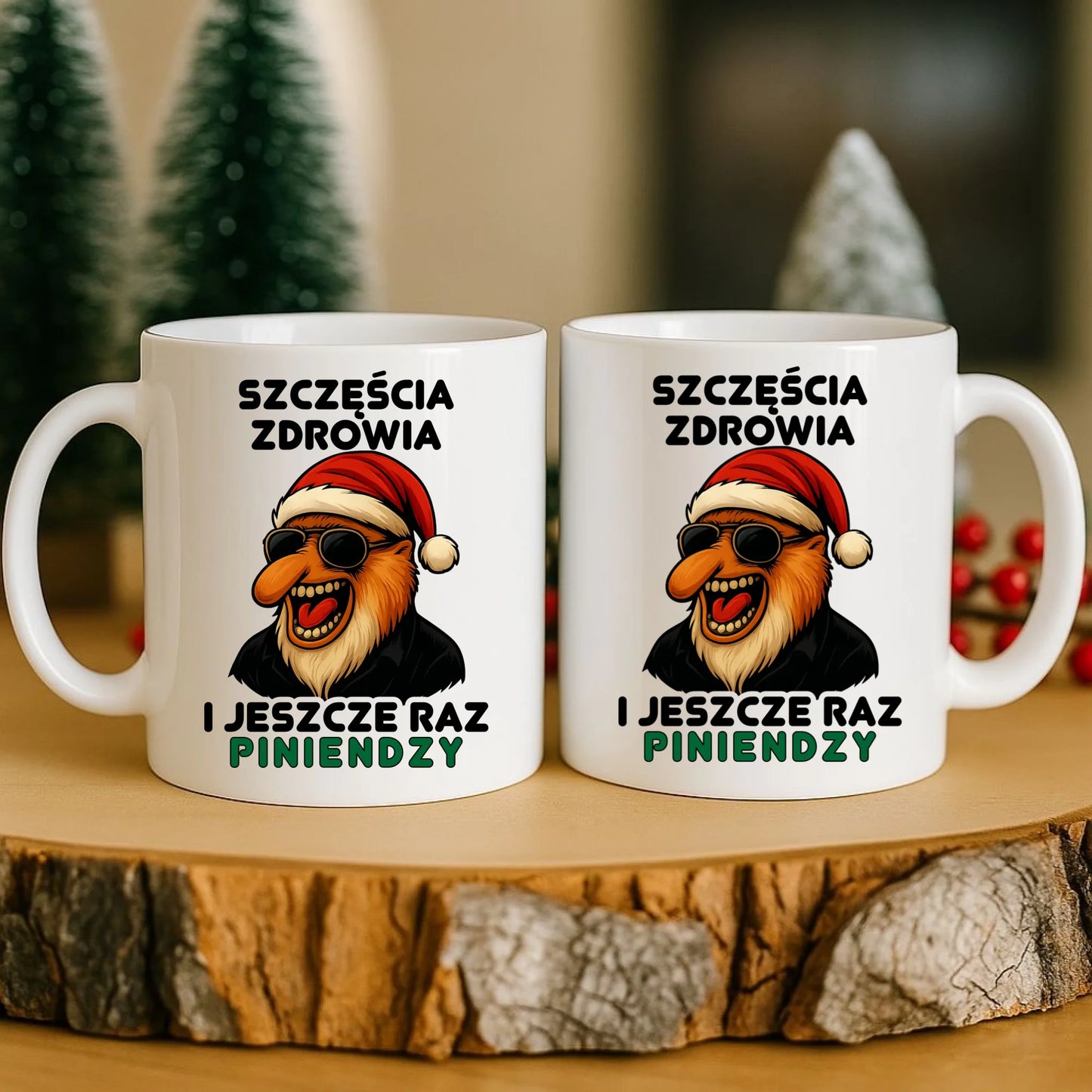 Kubek świąteczny - Janusz Nosacz - I jeszcze raz piniendzy BN111 - StoryCups.pl