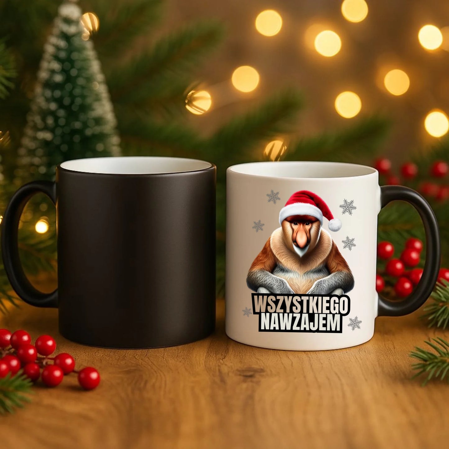 Kubek magiczny świąteczny - Janusz Nosacz - Nawzajem BN110 - StoryCups.pl