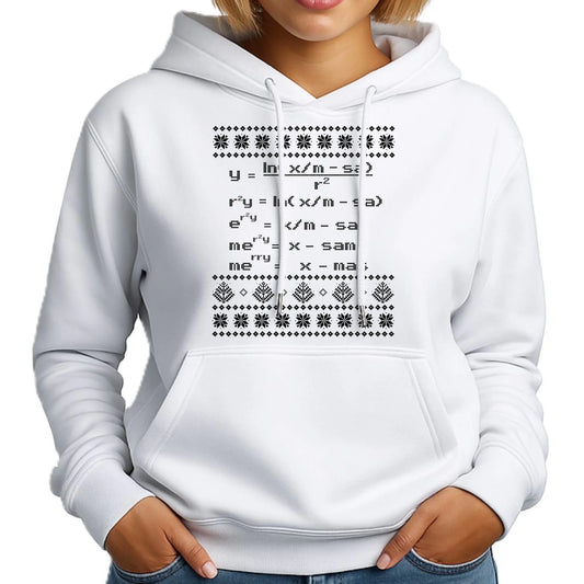 Bluza damska z kapturem świąteczna - Zadanie matematyczne BN108 - StoryCups.pl