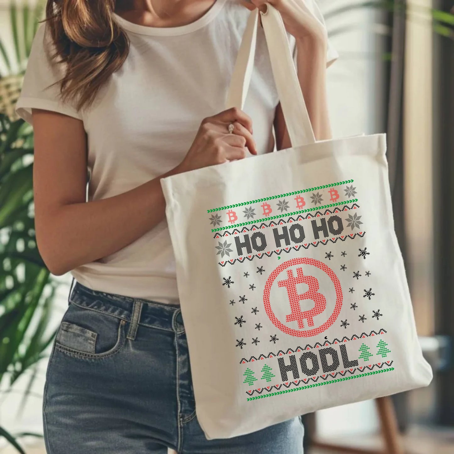 Torba świąteczna - Bitcoin - Ho Ho hodl BN103 - StoryCups.pl