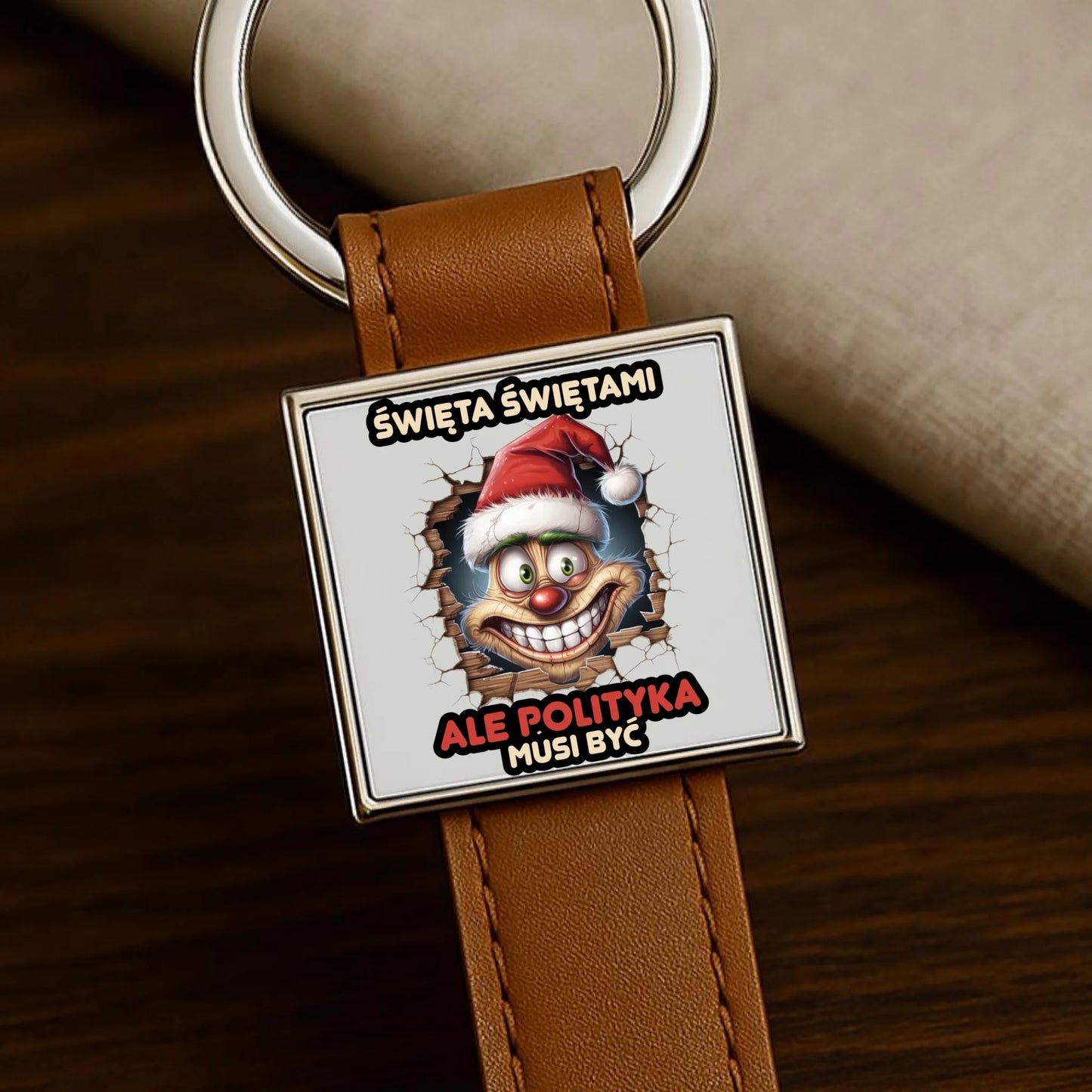 Brelok świąteczny - Święta świętami ale polityka musi być BN102 - StoryCups.pl