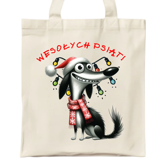 Torba świąteczna - Pies Wesołych psiąt BN140