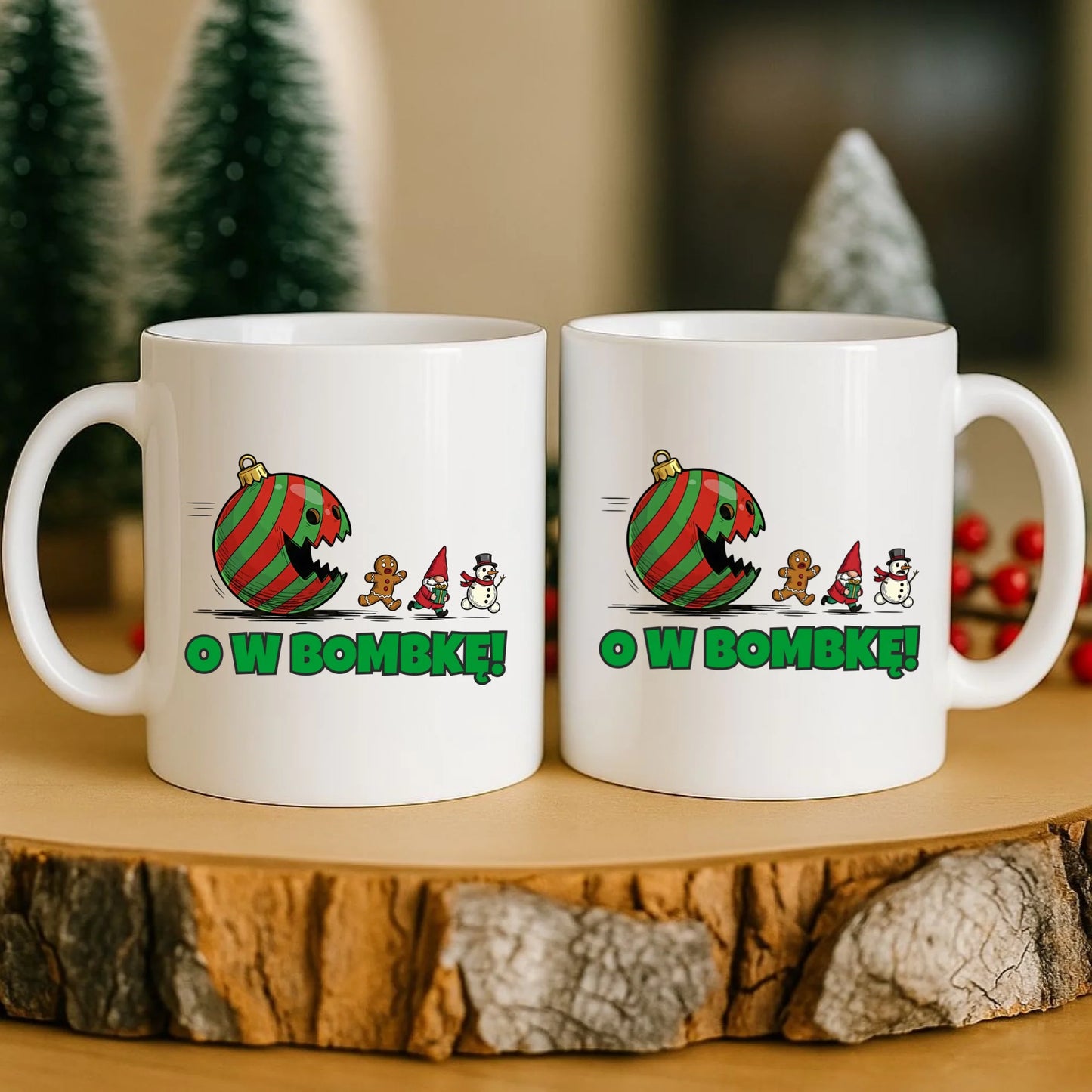 Kubek świąteczny - O w bombkę BN142