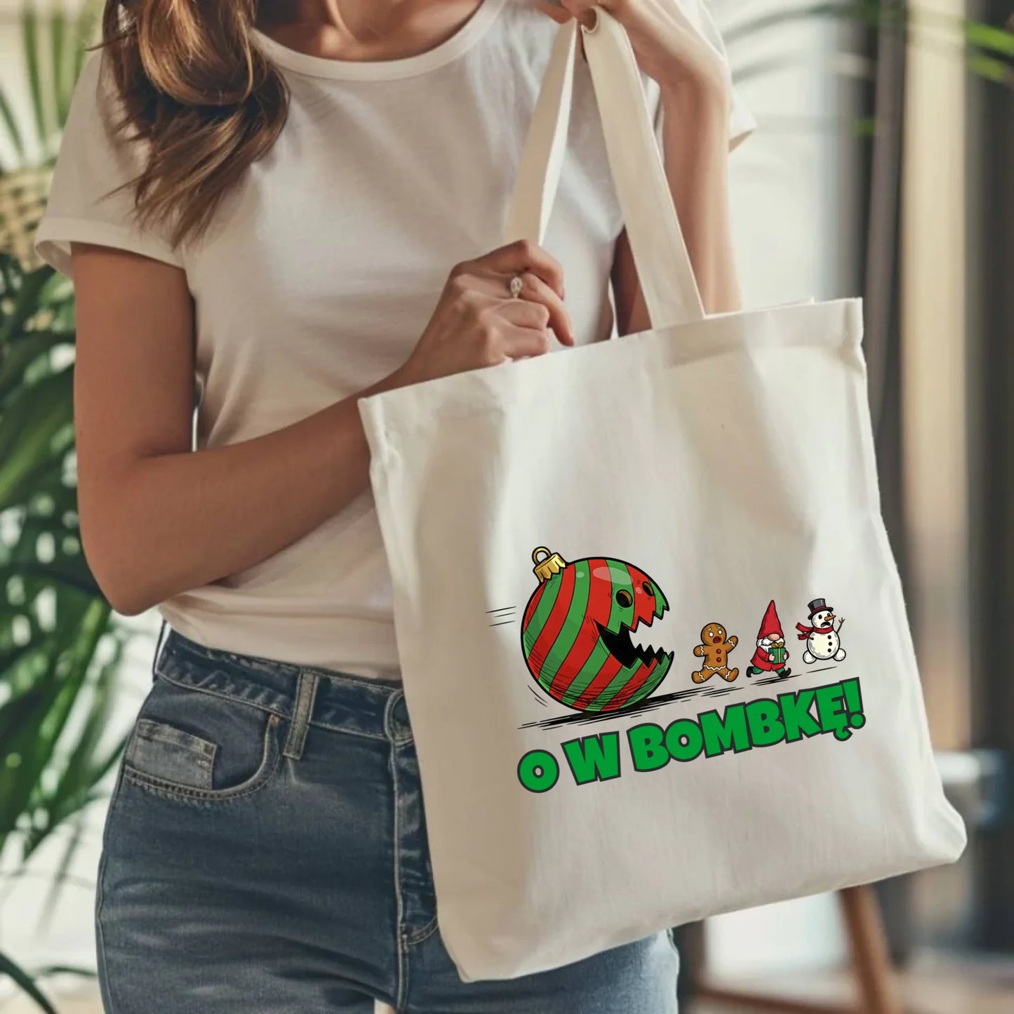 Torba świąteczna - O w bombkę BN142