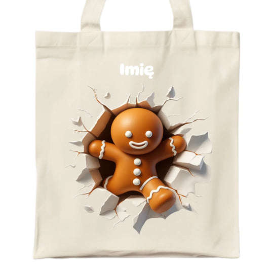 Pierniczek 3D | Personalizowana torba świąteczna BN81