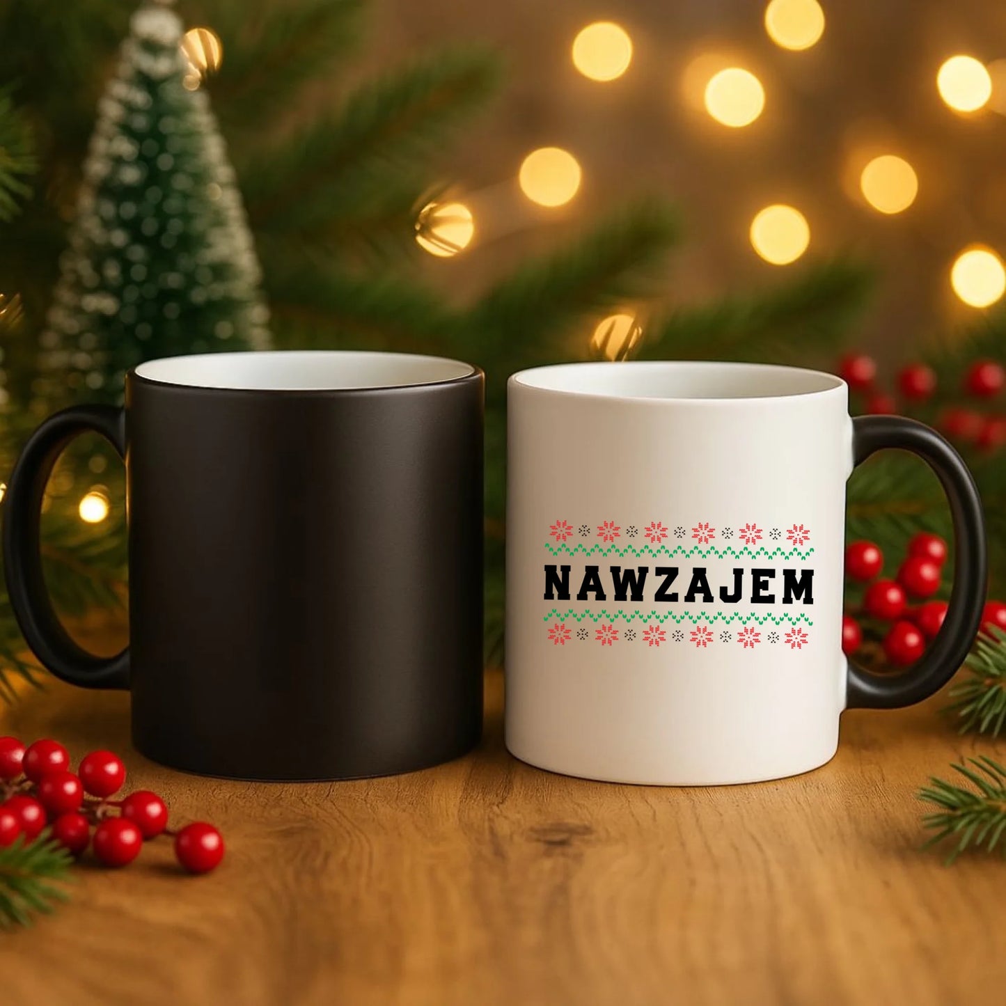 Kubek magiczny świąteczny - Nawzajem BN150 - StoryCups.pl