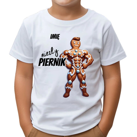 Koszulka dziecięca świąteczna - Niezły piernik - personalizowana BN24
