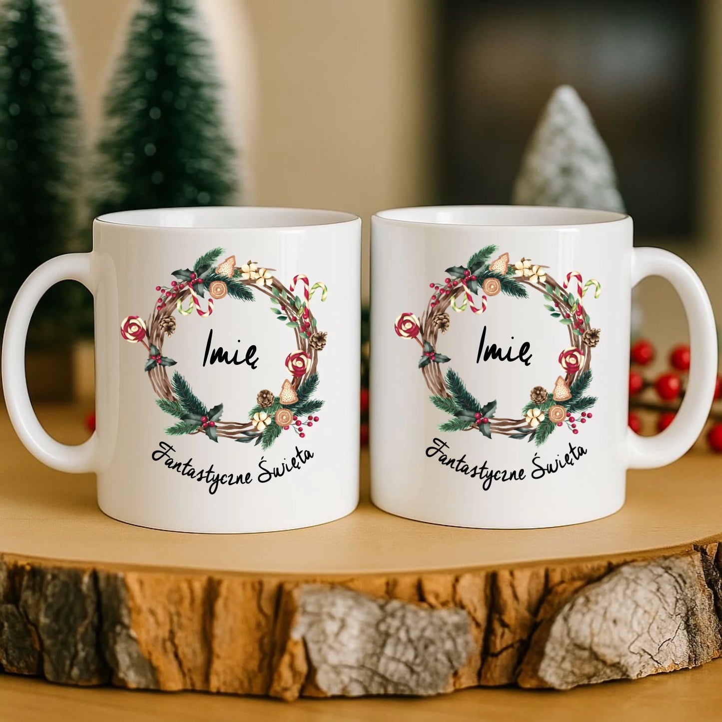 Kubek świąteczny - Fantastyczne Święta - personalizowany BN14 - StoryCups.pl
