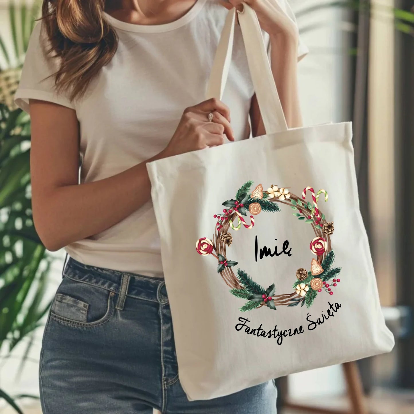 Torba świąteczna - Fantastyczne Święta - personalizowana BN14 - StoryCups.pl