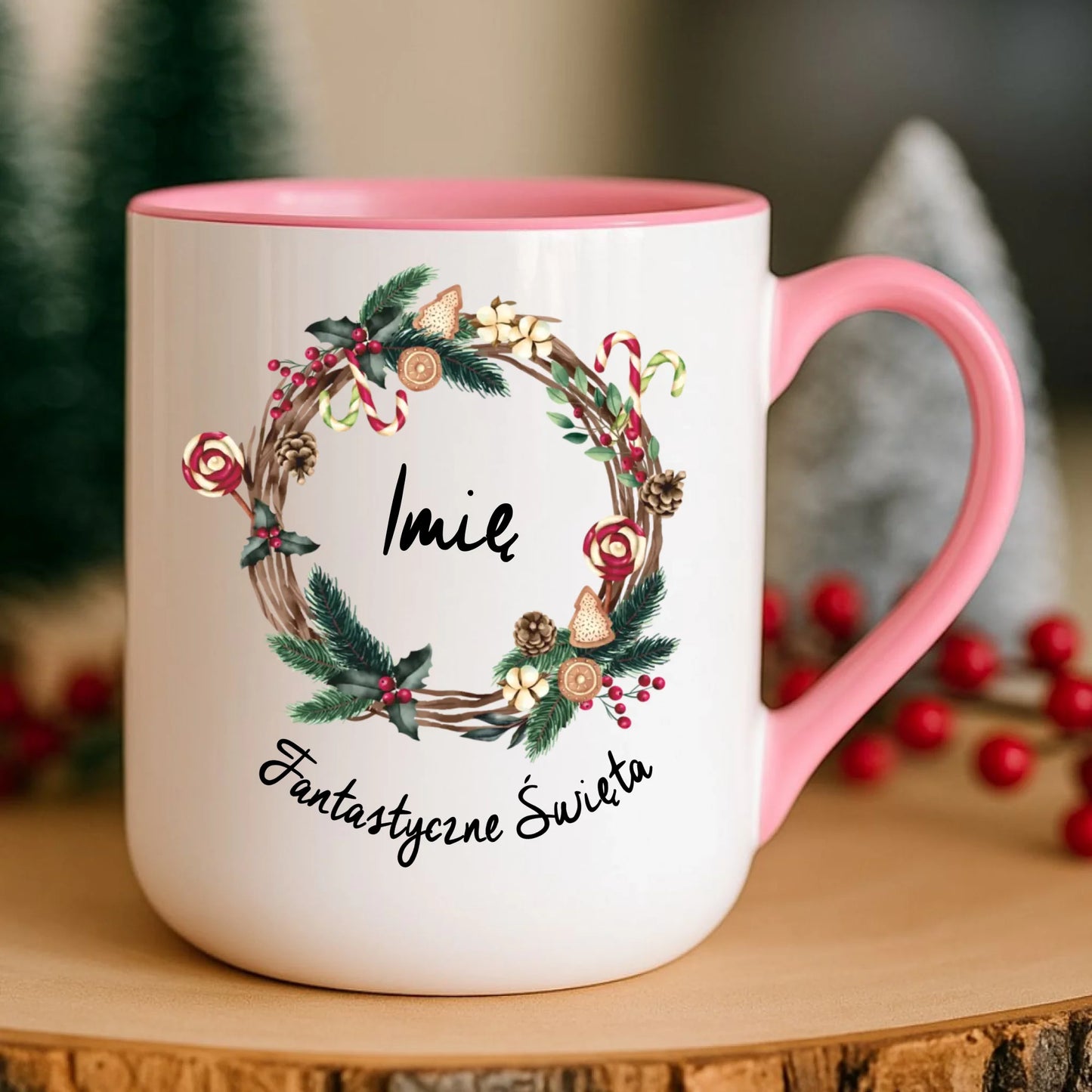 Kubek elegant świąteczny - Fantastyczne Święta - personalizowany BN14 - StoryCups.pl