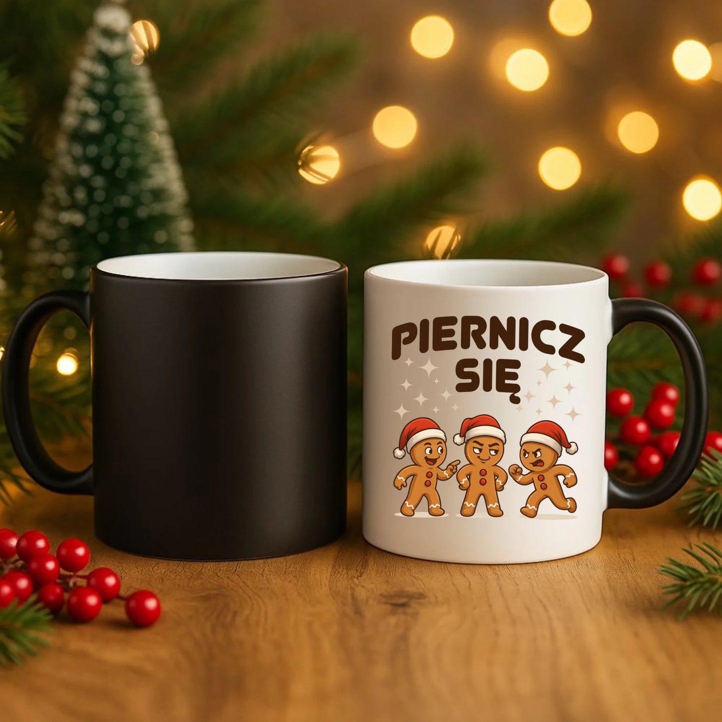 Kubek magiczny świąteczny - Piernicz się BN149 - StoryCups.pl