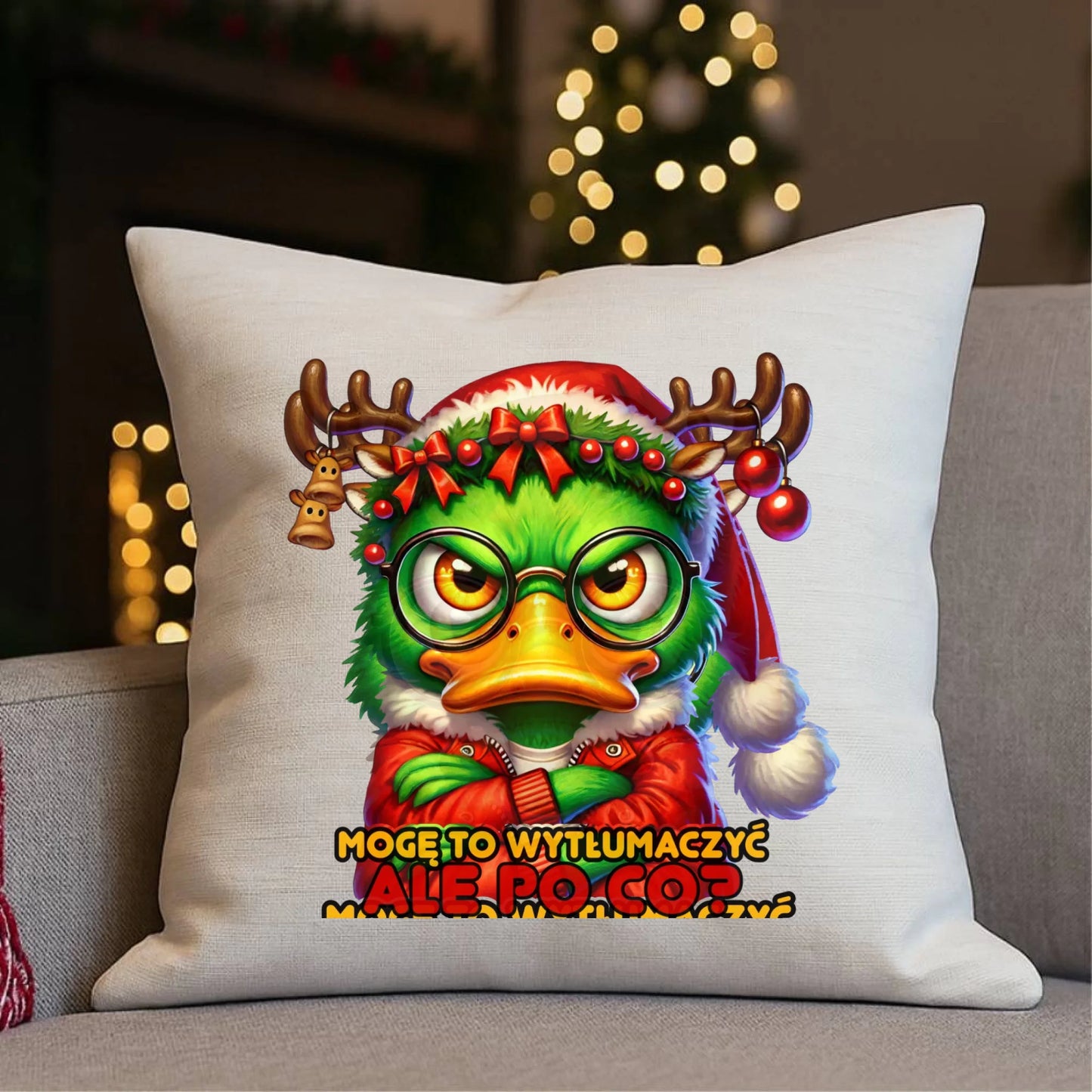Poduszka świąteczna - Mogę to wytłumaczyć Ale po co? BN77 - StoryCups.pl
