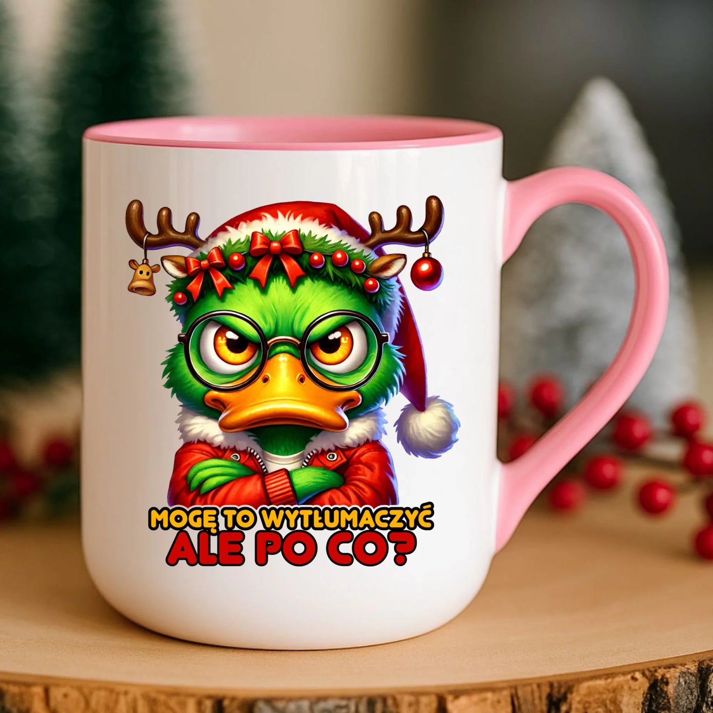 Kubek elegant świąteczny - Mogę to wytłumaczyć Ale po co? BN77 - StoryCups.pl