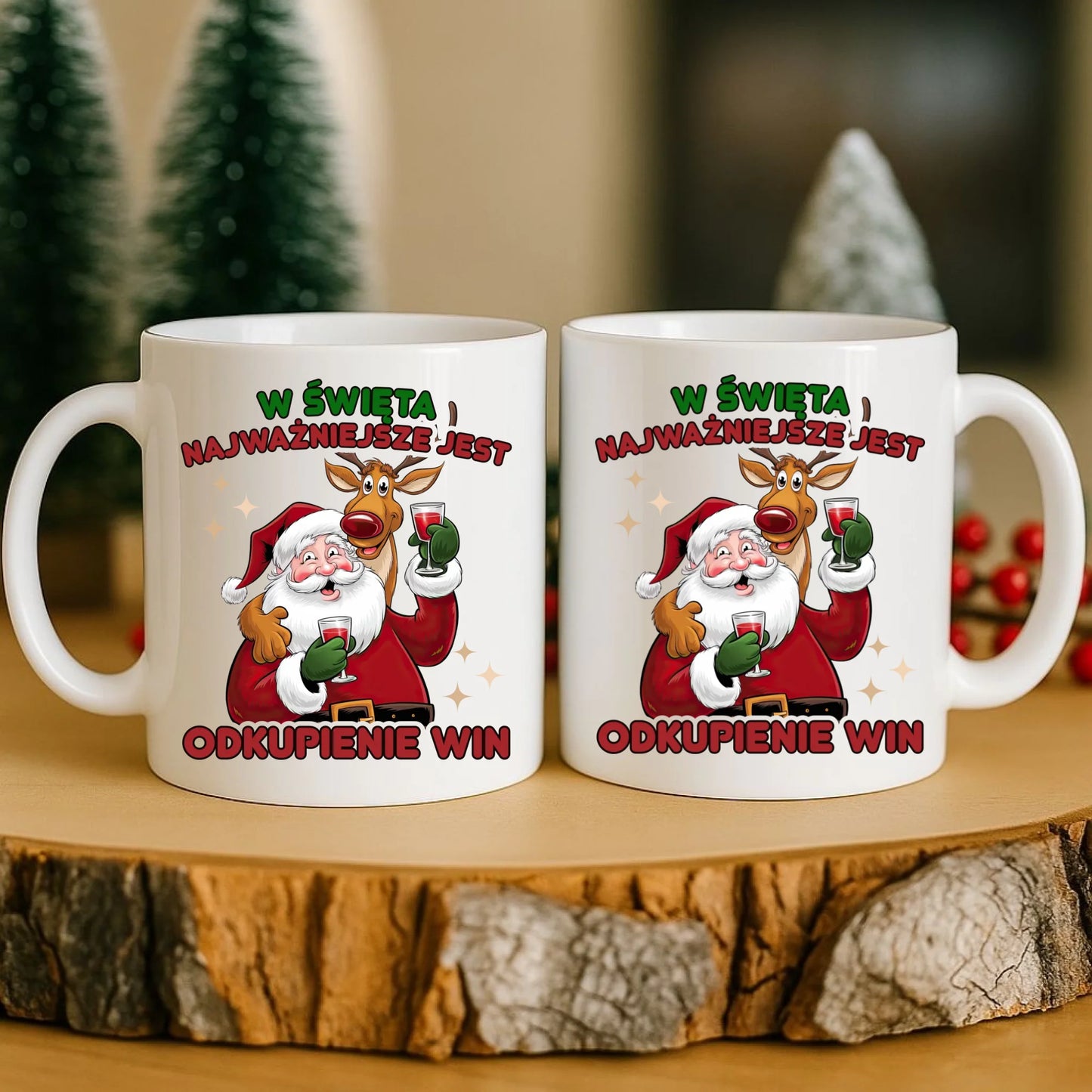 Kubek świąteczny - W święta najważniejsze jest odkupienie win BN73 - StoryCups.pl