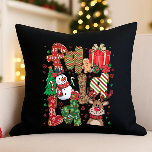 Poduszka dekoracyjna świąteczna - Fa la la BN71 - StoryCups.pl