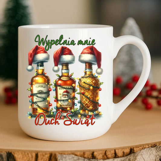 Kubek elegant świąteczny - Wypełnia mnie Duch Świąt BN69 - StoryCups.pl