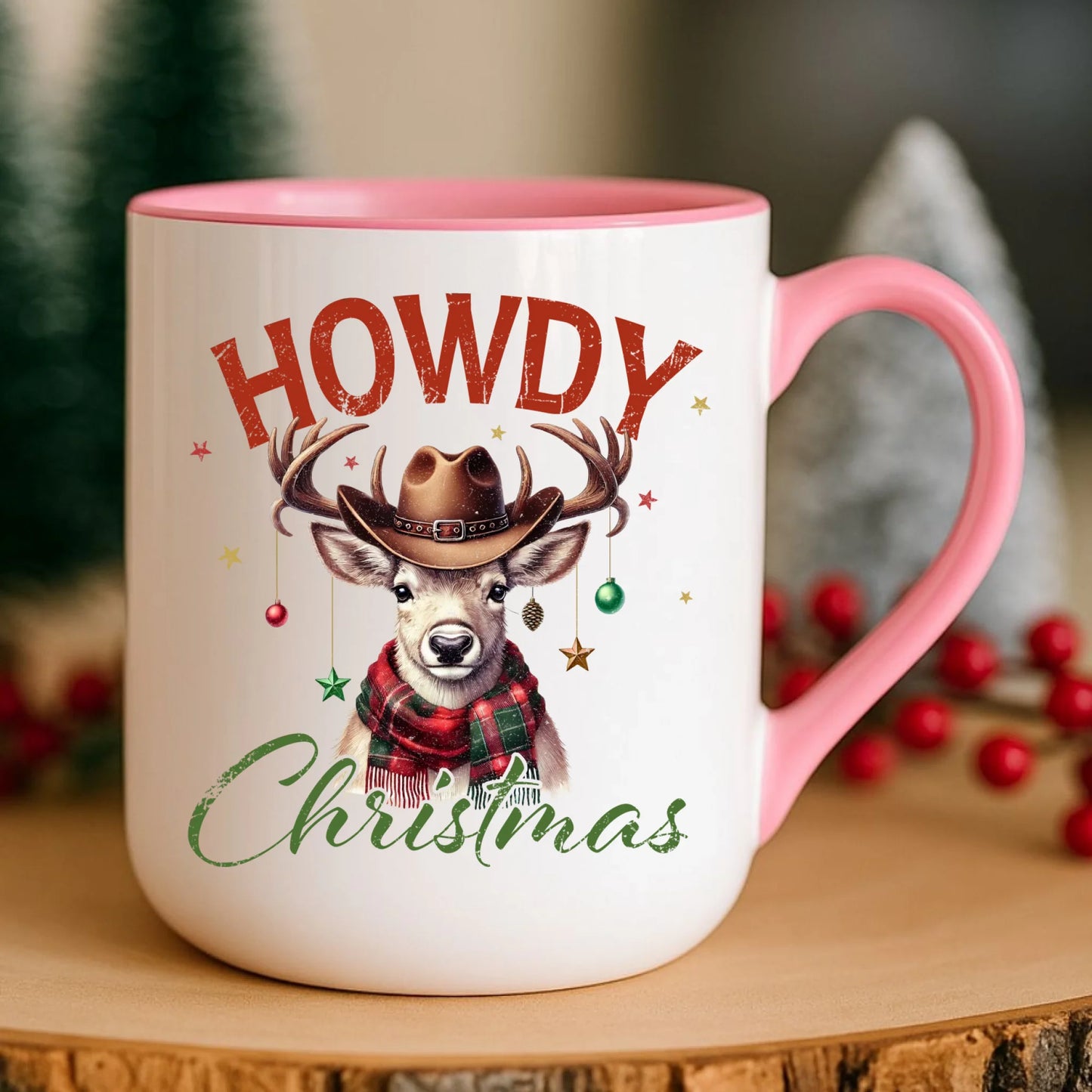 Kubek elegant świąteczny - Howdy Christmas BN54 - StoryCups.pl