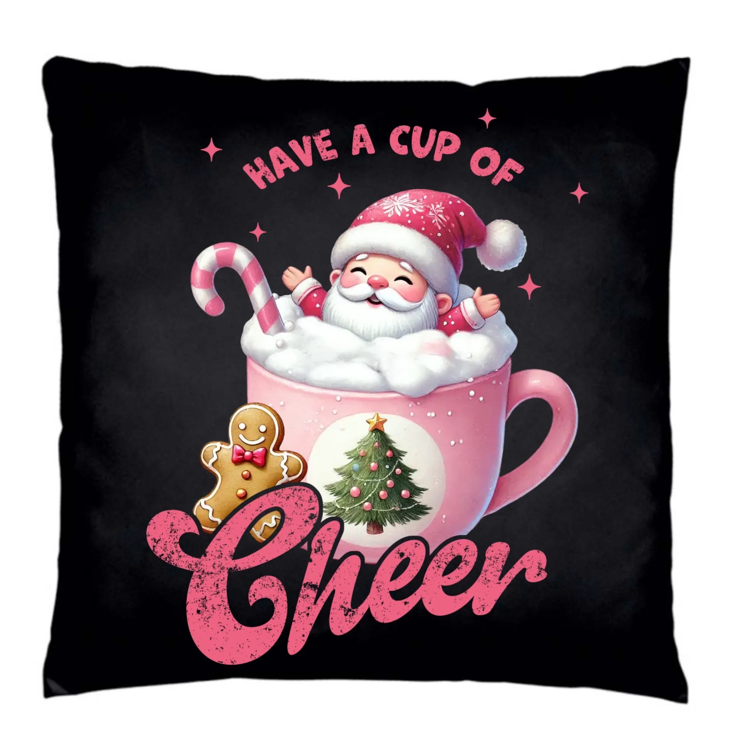 Poduszka dekoracyjna świąteczna - Have a cup of cheer BN53 - StoryCups.pl