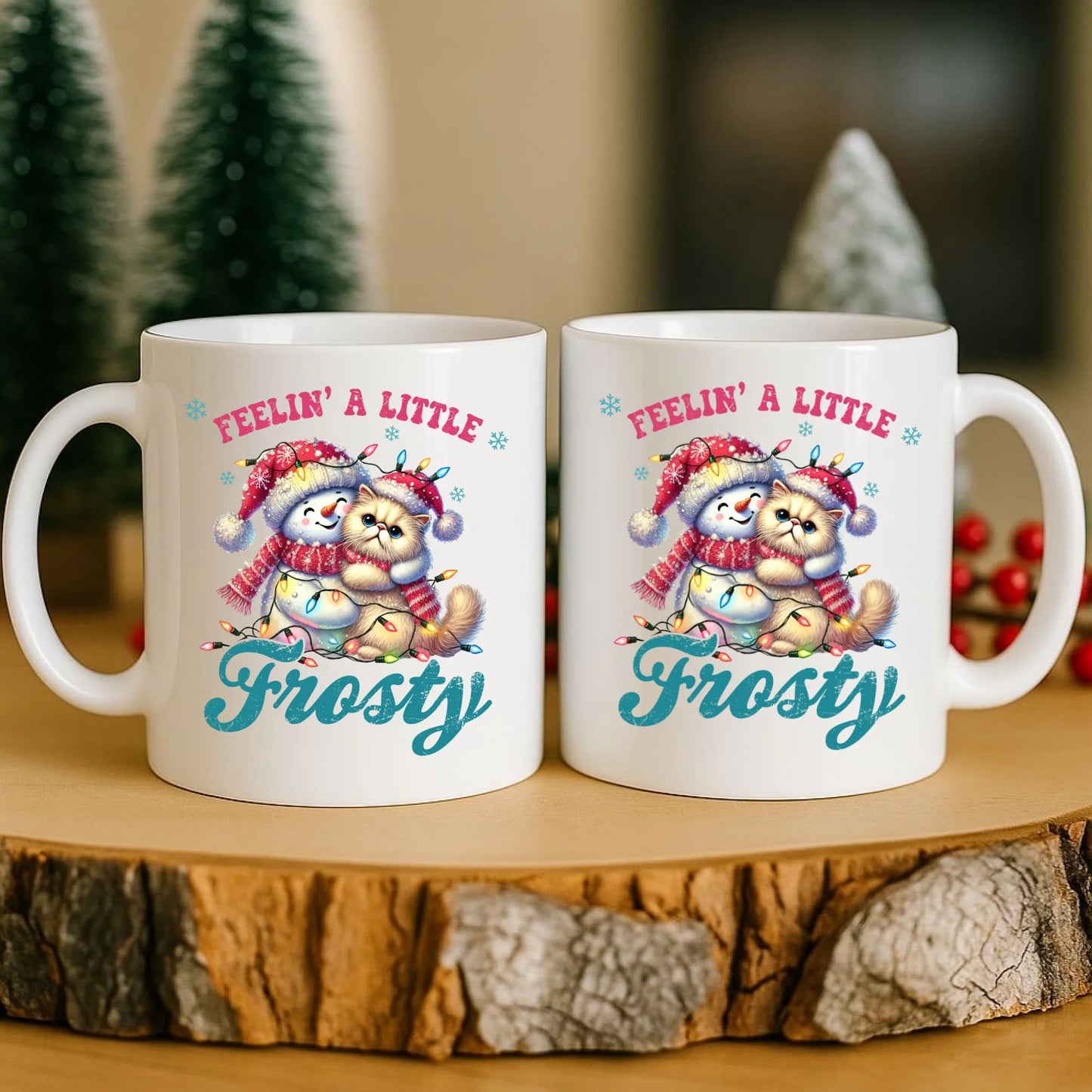 Kubek świąteczny - Feelin' a little frosty BN52 - StoryCups.pl