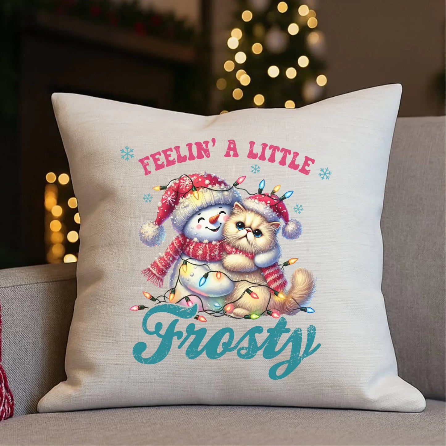 Poduszka świąteczna - Feelin' a little frosty BN52 - StoryCups.pl