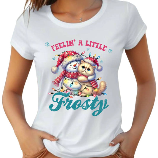 Koszulka damska świąteczna - Feelin' a little frosty BN52 - StoryCups.pl