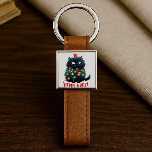Brelok świąteczny - Grumpy Cat Merry what? BN37 - StoryCups.pl