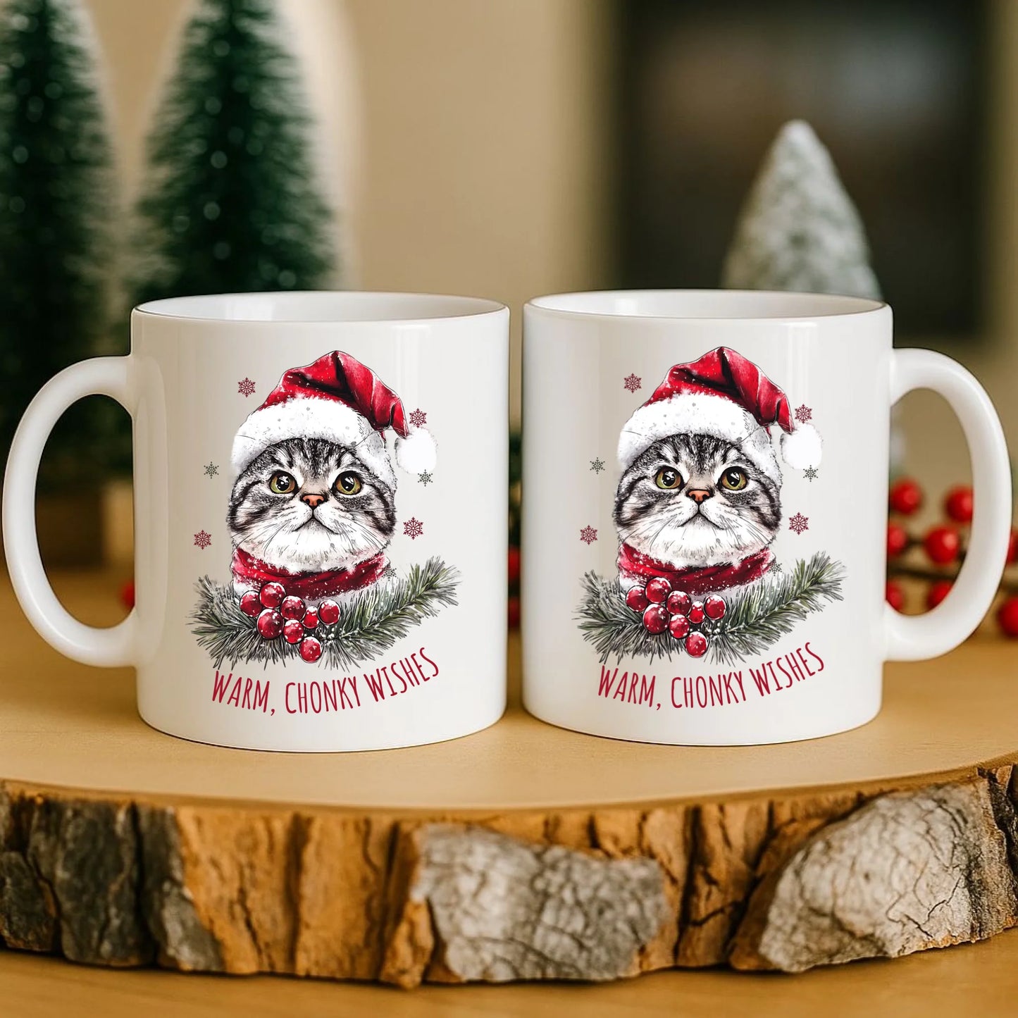 Kubek świąteczny - Warm, Chonky Wishes BN36 - StoryCups.pl