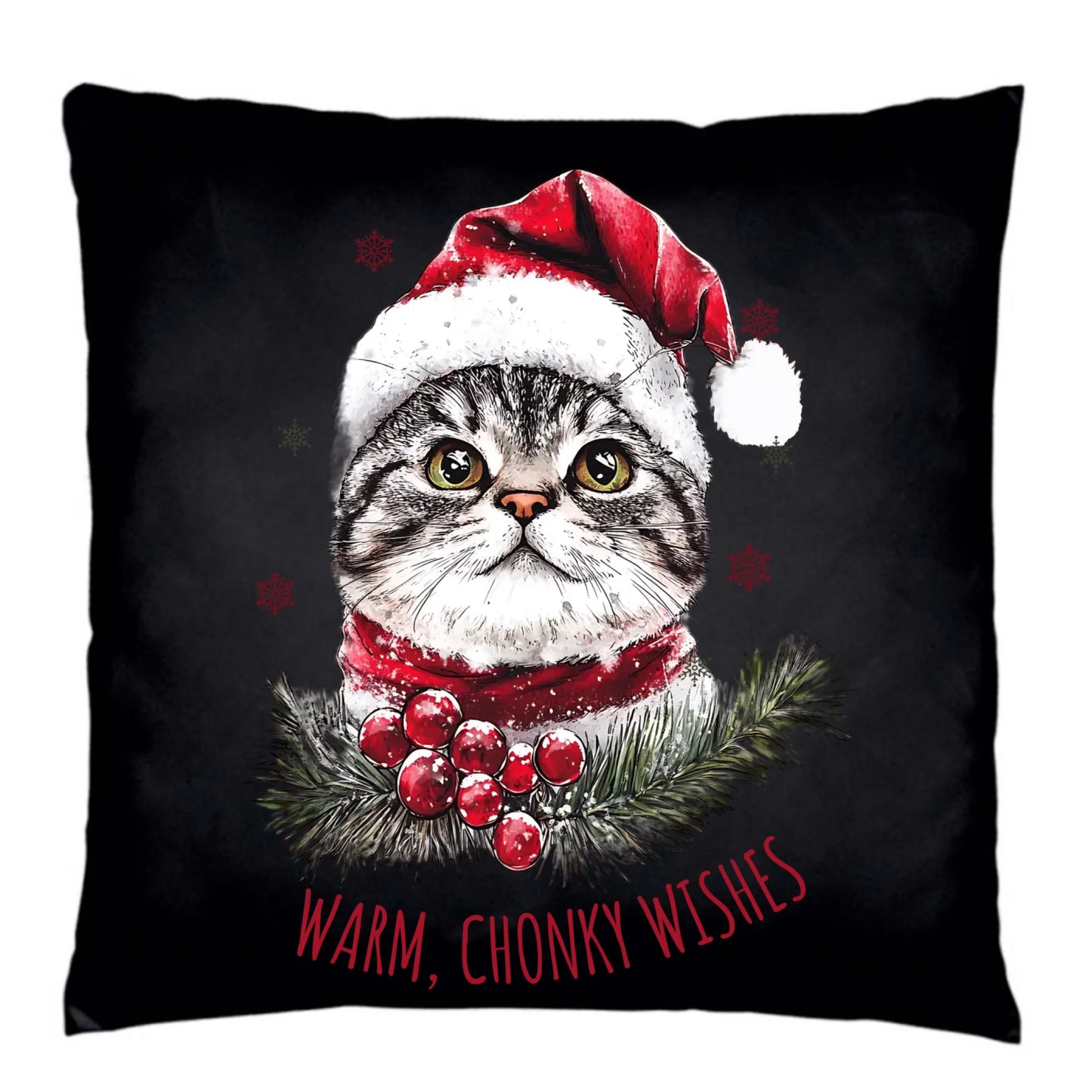 Poduszka dekoracyjna świąteczna - Warm, Chonky Wishes BN36 - StoryCups.pl