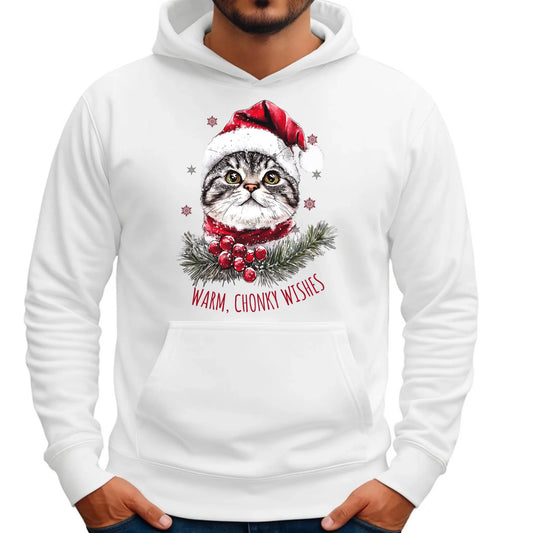 Bluza męska z kapturem świąteczna - Warm, Chonky Wishes BN36 - StoryCups.pl
