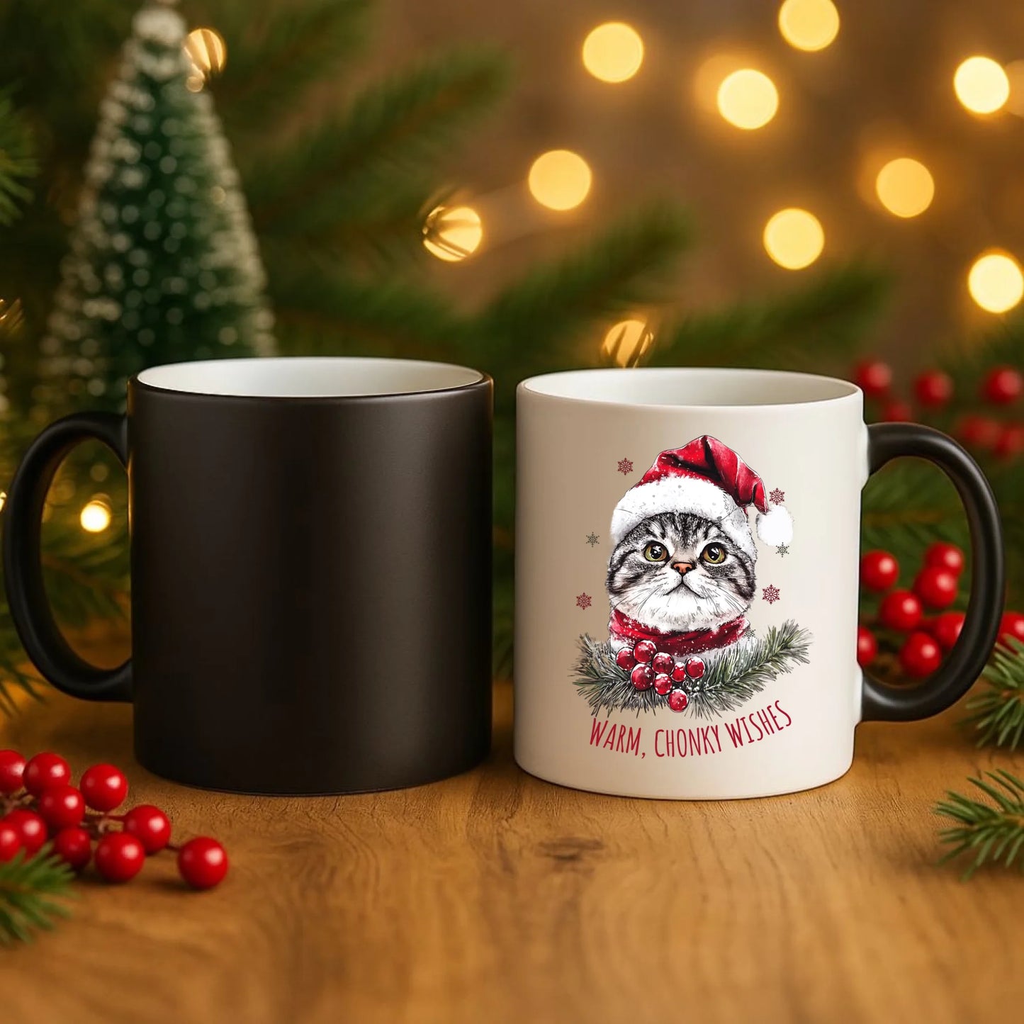 Kubek magiczny świąteczny - Warm, Chonky Wishes BN36 - StoryCups.pl