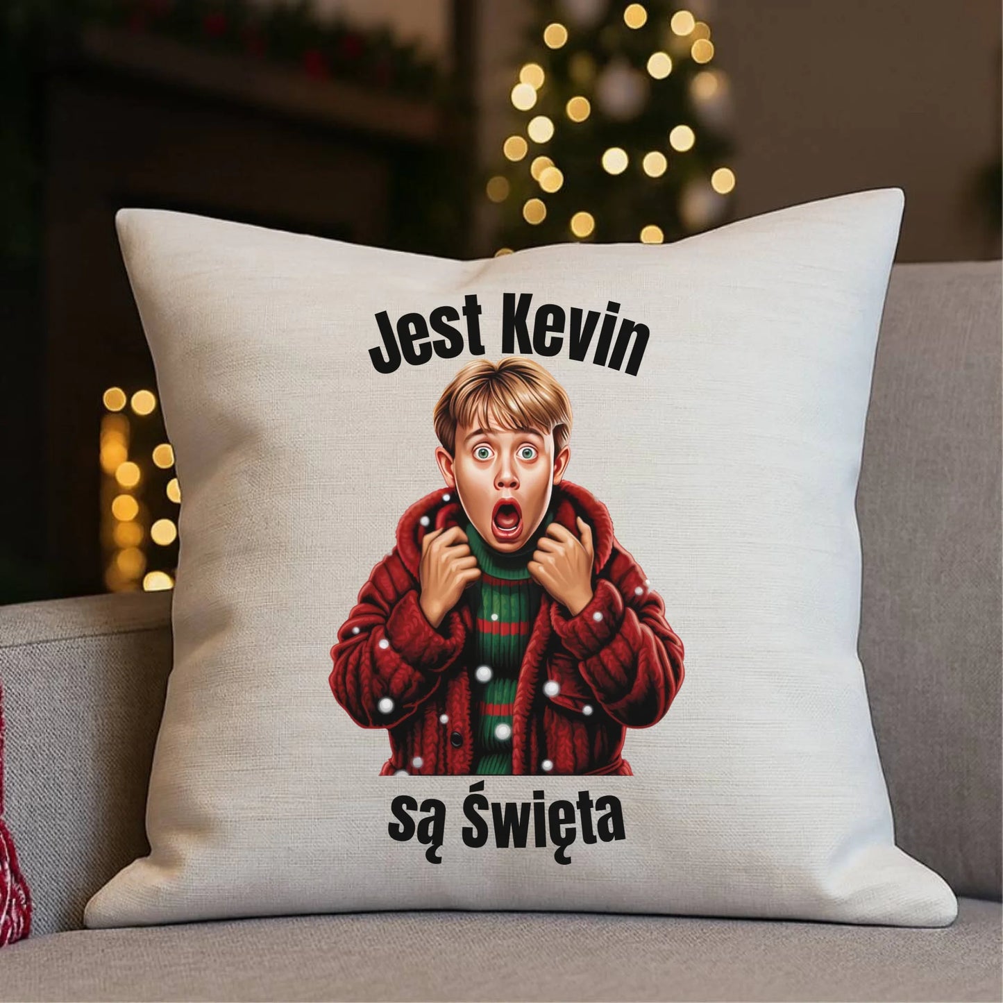 Poduszka świąteczna - Jest Kevin są święta BN27 - StoryCups.pl