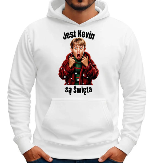 Bluza męska z kapturem świąteczna - Jest Kevin są święta BN27 - StoryCups.pl