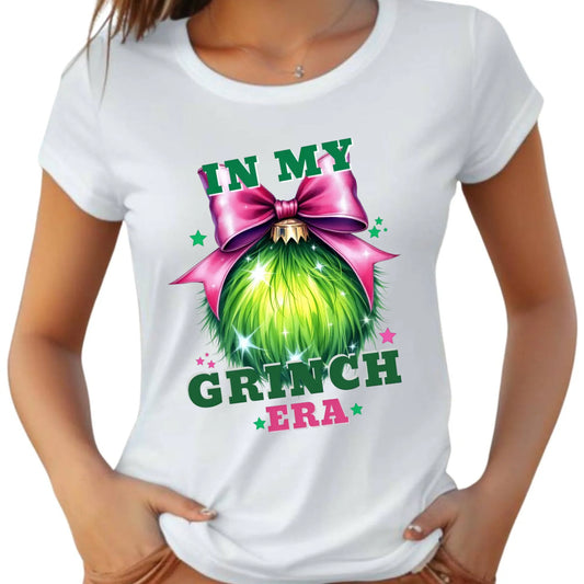 Koszulka damska świąteczna - In my Grinch era BN26 - StoryCups.pl