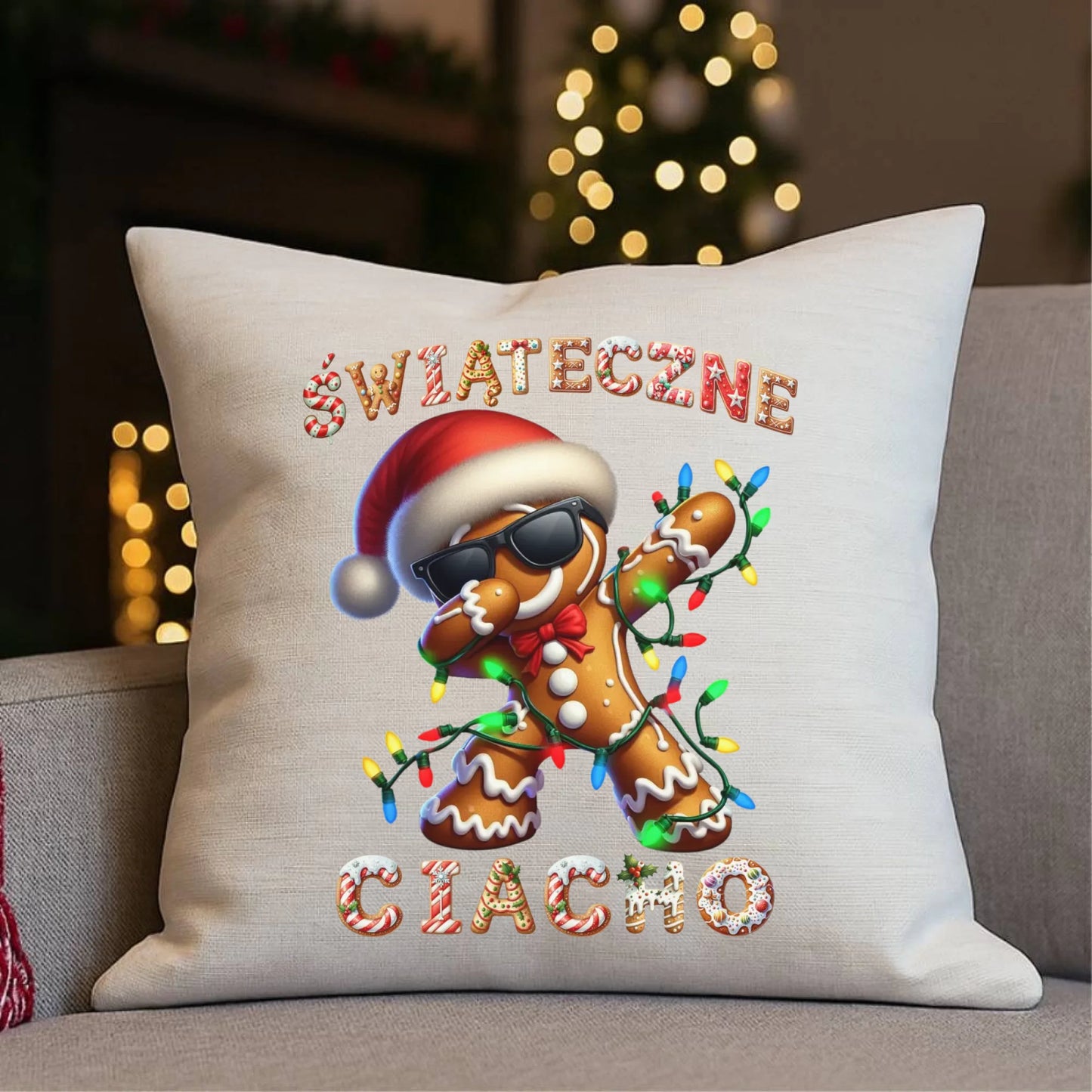 Poduszka świąteczna - Świąteczne Ciacho BN25 - StoryCups.pl