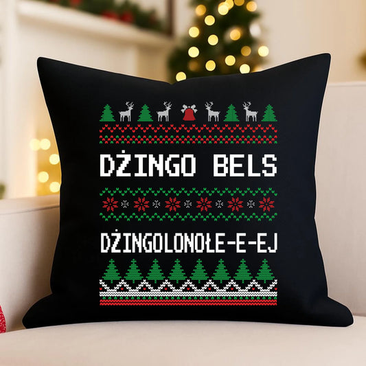 Poduszka dekoracyjna świąteczna - prezent na Święta - Dżingo bels BN11 - StoryCups.pl