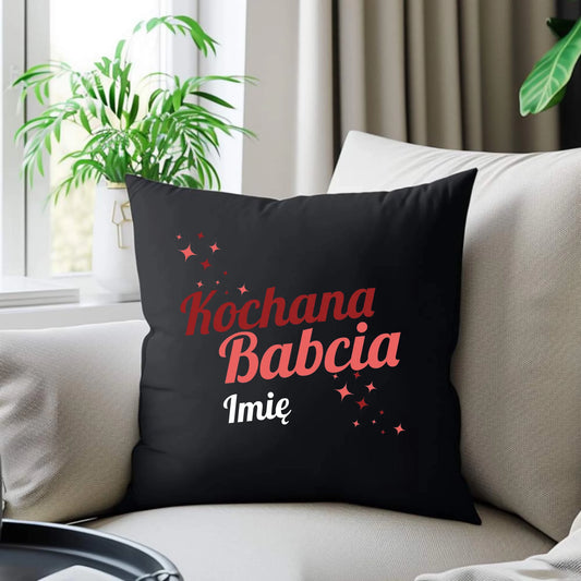 Poduszka dekoracyjna dla babci - Kochana Babcia - personalizowana B05 - StoryCups.pl