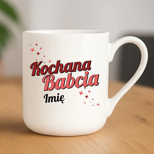 Kubek elegant dla babci - Kochana Babcia - personalizowany B05 - StoryCups.pl