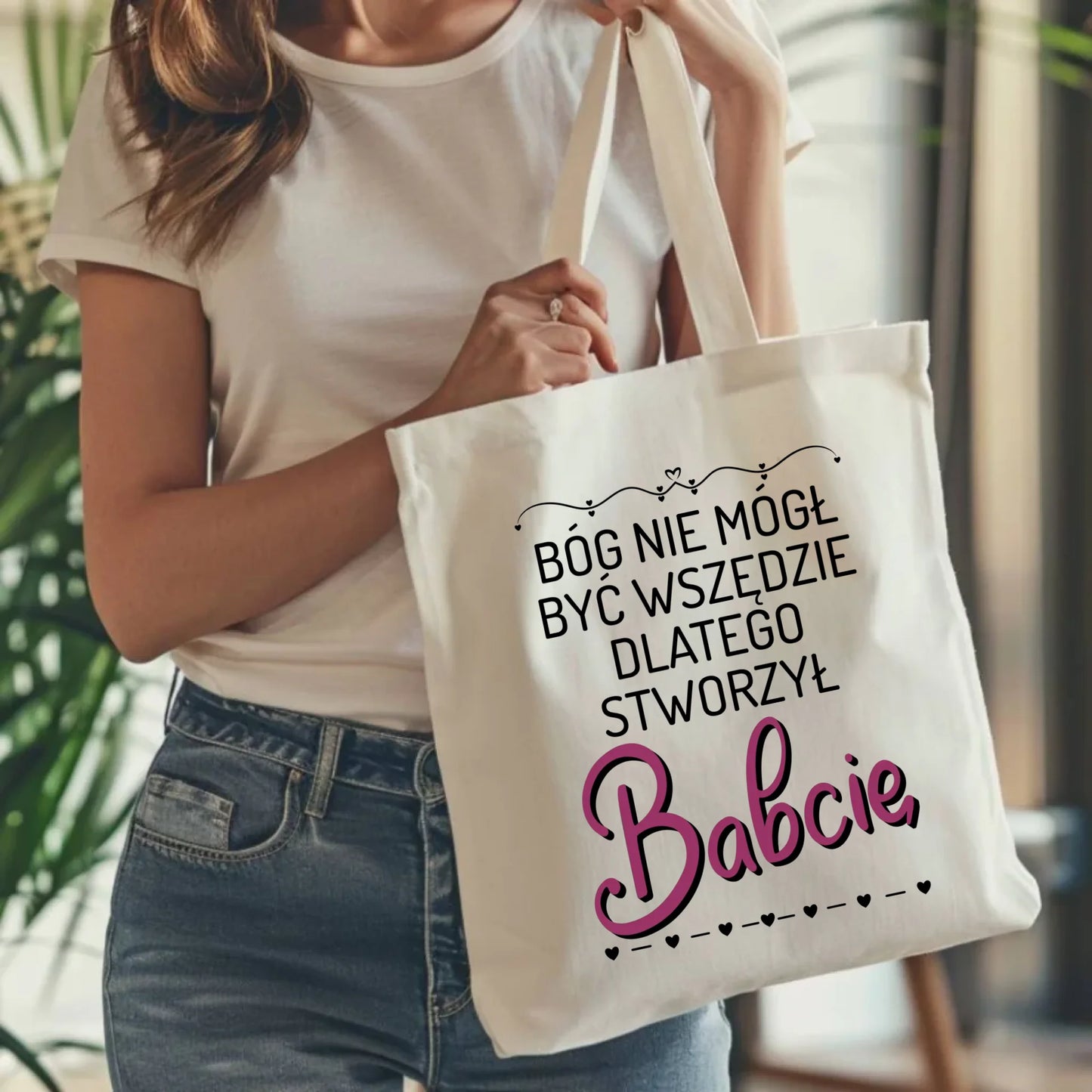 Torba dla babci - Bóg nie mógł być wszędzie dlatego stworzył babcię B09 - StoryCups.pl