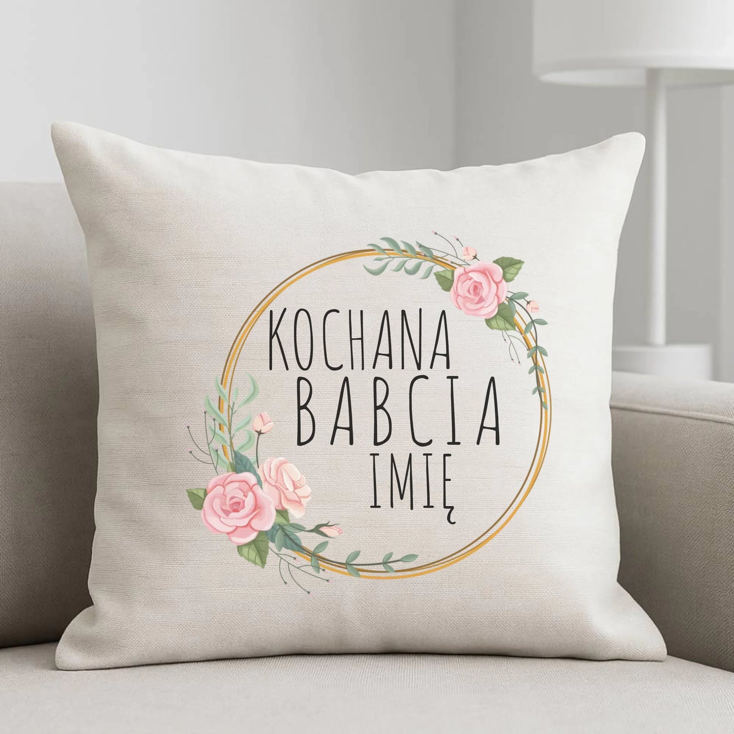 Poduszka dla babci - Kochana Babcia - personalizowana B10 - StoryCups.pl