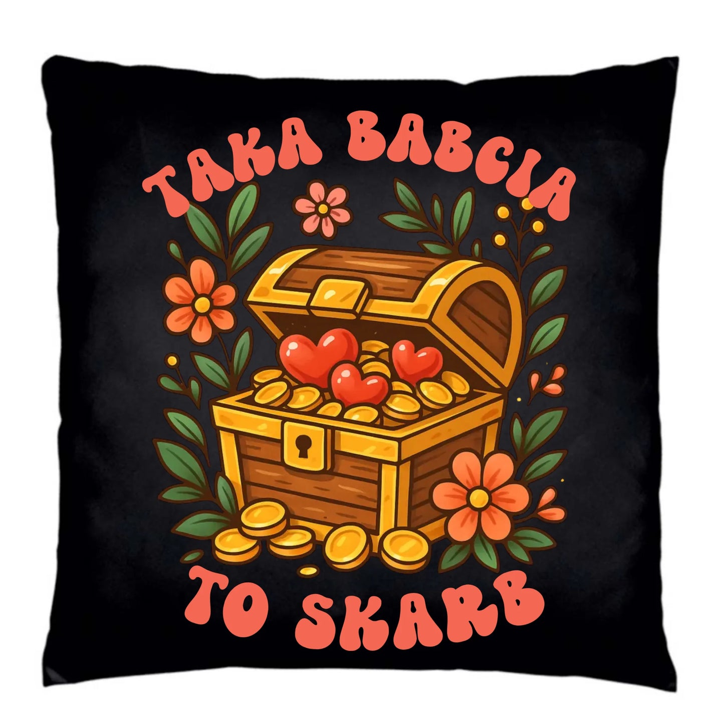 Poduszka dekoracyjna dla babci - Taka Babcia to skarb B19 - StoryCups.pl