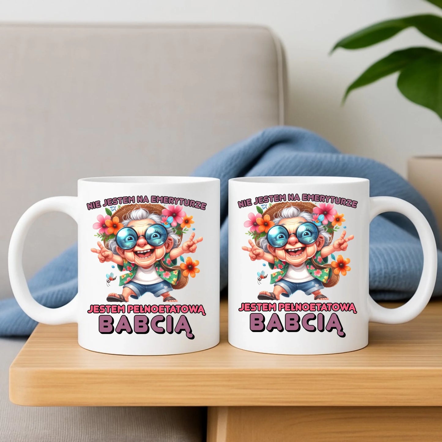 Kubek dla babci - Pełnoetatowa babcia B20 - StoryCups.pl
